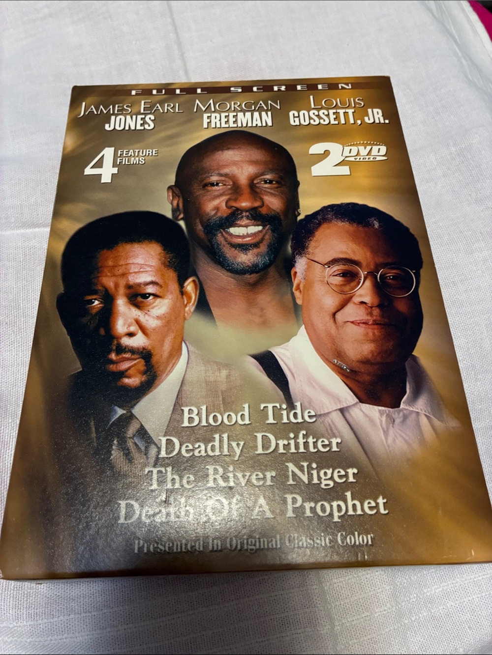 James Earl Jones, Morgan Freeman & Louis Gossett Jr. DVD Collection 4 movies